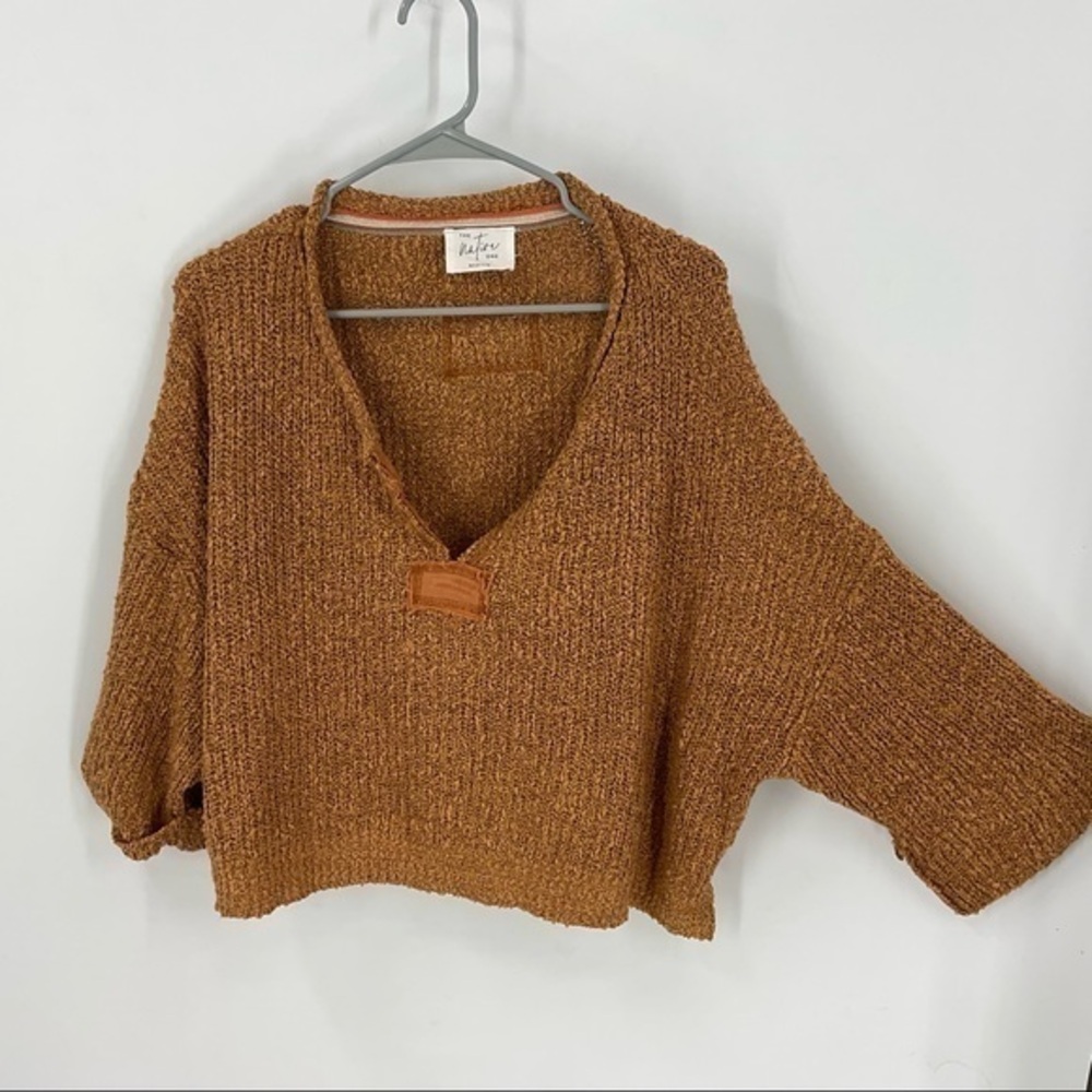 The native one cabin fever oversized boxy fit dolman sleeve V-neck M